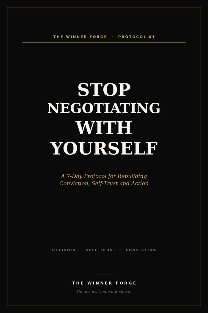 Stop Negotiating With Yourself — eBook cover